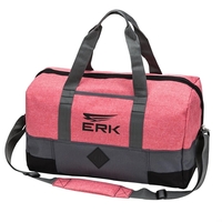 Duffel bag made from 600D interwoven heather fabric. Unique, tri-tone...