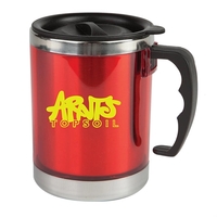 Double wall translucent desk mug with stainless steel liner... from ASI 84592...
