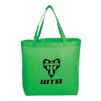 Non woven PP shopping bag with carry handles. Spacious interior to... from...