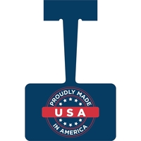 Plastic Shelf Dangler Full Color Imprint