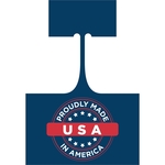 Plastic Shelf Dangler Full Color Imprint