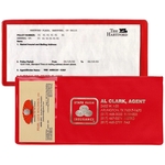 Large Policy Holder with Extra Pocket (open on short side)