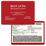 Insurance Card Holder No imprint