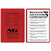 Insurance card holder kit opens on short side.... from ASI 83770 Royal...