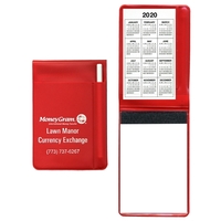 Standard vinyl memo books with white pen.... from ASI 83770 Royal Industries...