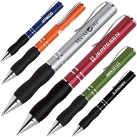 Aluminum twist action ballpoint pen