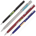 Twist action stainless pen