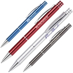 Aluminum click action ballpoint pen