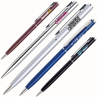 Twist action Slim aluminum ballpoint pen... from ASI 79535 Primetime / Primetime