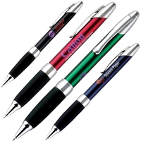 Twist action ballpoint pen with translucent blue barrel.... from ASI 79535...