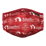 Custom Wet Dye Poly Face Mask With Filter Pocket