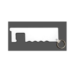 Germ A' Fob Safety Device Key Ring 1.75" high x 6 wide"