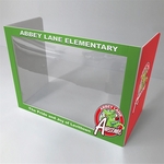 Desk Top U Shield (18" x 24" x 12" ) w DOUBLE PET window