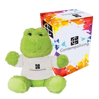 6" fantastic frog with imprinted shirt and gift box... from ASI 61125 Hit...