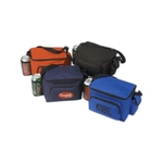 6 Pack Poly Cooler W / Bottle Holder