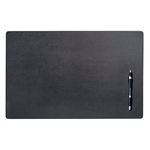 Black Leather 22" x 14" Conference Pad