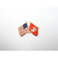 USA / Military Cross Flag Pin