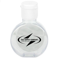 1oz Round Hand Sanitizer White Cap, 75% Alcohol