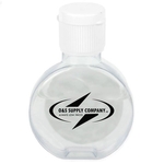 1oz Round Hand Sanitizer White Cap, 75% Alcohol