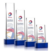 The Milnerton Optical Crystal Award on Sapphire Crystal Base features a......