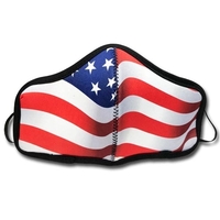 Large Full Color Dye Sublimated Face Mask Multi-Ply with Elastic Loops.......