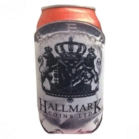 Premium Full Color Dye Sub Foam Half Dollar Can Insulator