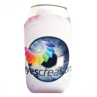 Premium Full Color Dye Sublimated Collapsible Foam Eyeball Shaped Can...