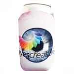 Premium Full Color Dye Sub Foam Eyeball Can Insulator