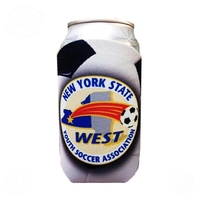 Premium Full Color Dye Sub Foam Soccer Ball Can Insulator