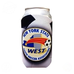 Premium Full Color Dye Sub Foam Soccer Ball Can Insulator