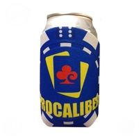 Premium Full Color Dye Sub Poker Chip Blue Can Insulator