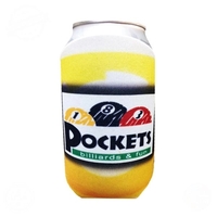 Premium Full Color Dye Sub Foam Nine Ball Can Insulator