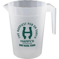 64 oz. Polypropylene Plastic Pitcher with Handle
