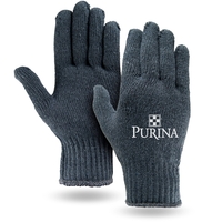 Gray knit work gloves.... from ASI 62192 Illinois Glove Co / Honest Abe®