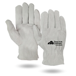 Gray Suede Leather Gloves