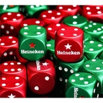 Aluminum Alloy Dice 16mm with One Custom Side