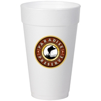 20 oz foam cup.... from ASI 88200 TK Sorg's - A Div of Arch Promo Group, LLC...