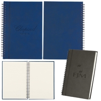 Spiral-bound notebook with a soft-touch cover made of PU material and... from...