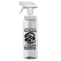 32 oz. Transparent Spray Bottle. Available in Clear or Bright Transparent......