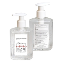 This eight ounce bottle (236ml) of hand sanitizer contains gel of... from ASI...