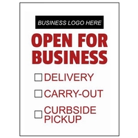 8" x 12" Color printed rigid coroplast signs.... from ASI 92531 Unique Custom...