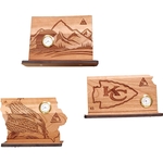 6" x 8" - State Themed Hardwood Desktop Clocks