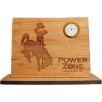 6" x 8" - Wyoming Hardwood Desktop Clocks