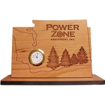 6" x 8" - Washington Hardwood Desktop Clocks