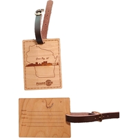 Luggage tag made of hardwood available in the theme of the... from ASI 92531...