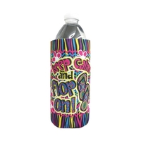 Premium Full Color Dye Sub Collapsible Bottle Bag Insulator
