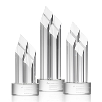 Optical crystal award with four beautiful diamond towers.... from ASI 84592...