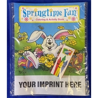 Springtime Fun Coloring and Activity Book Fun-Pack