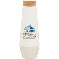 16.9 oz h2go Echo Stainless Steel Insulated Water Bottle