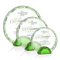 The Galveston Award features a Starfire Crystal disc wedged between two......